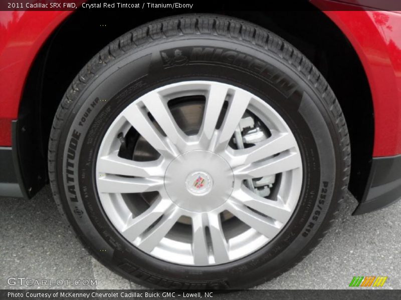 Crystal Red Tintcoat / Titanium/Ebony 2011 Cadillac SRX FWD