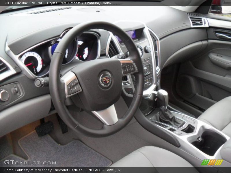 Crystal Red Tintcoat / Titanium/Ebony 2011 Cadillac SRX FWD