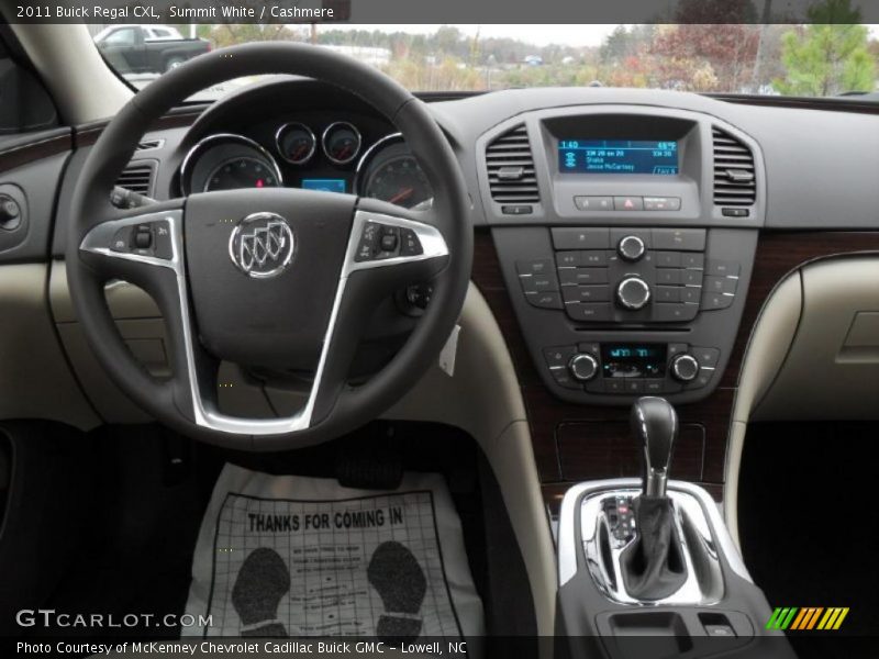 Dashboard of 2011 Regal CXL