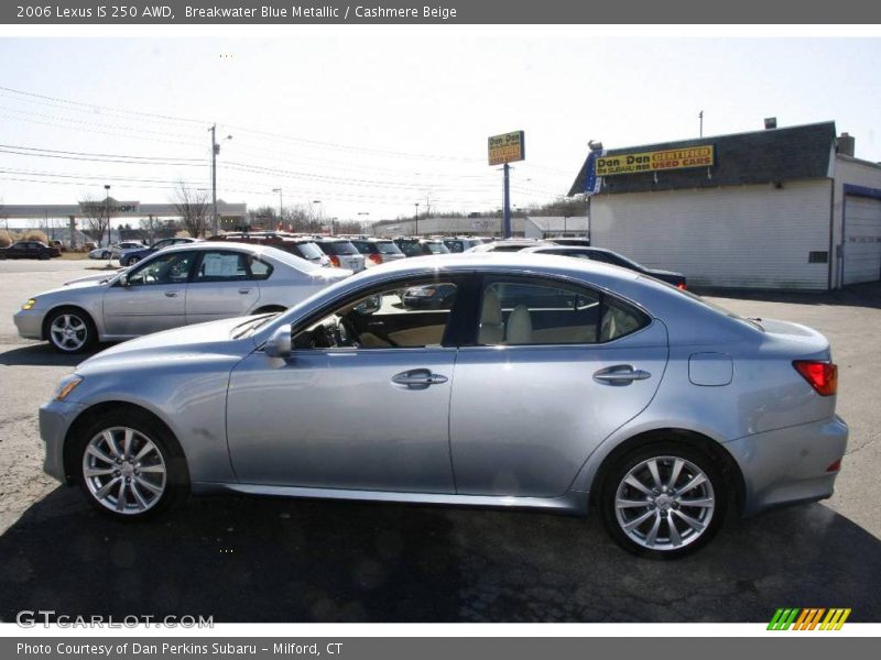 Breakwater Blue Metallic / Cashmere Beige 2006 Lexus IS 250 AWD