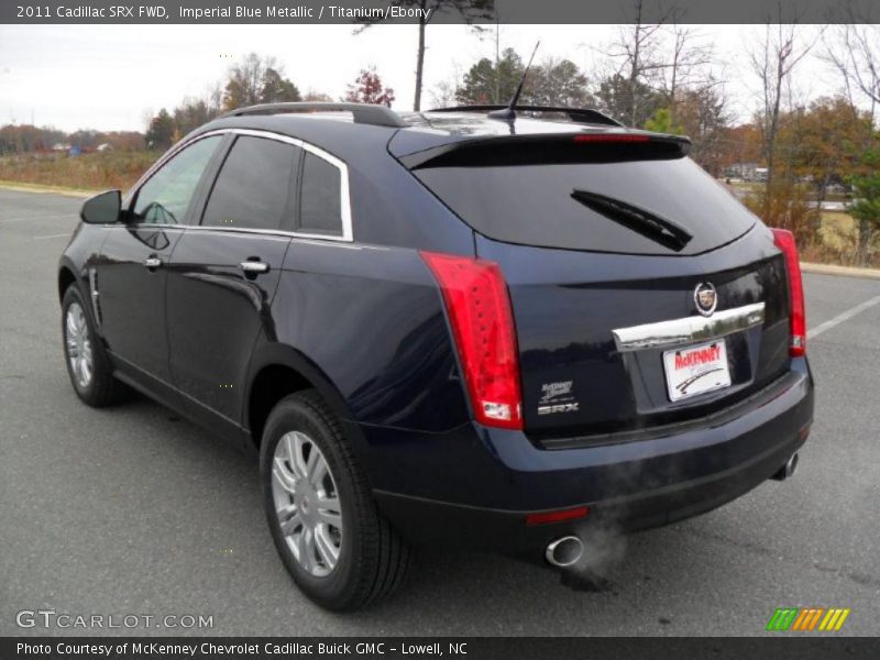 Imperial Blue Metallic / Titanium/Ebony 2011 Cadillac SRX FWD