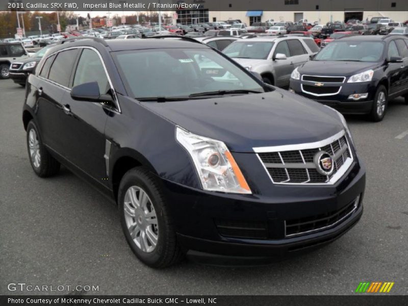 Imperial Blue Metallic / Titanium/Ebony 2011 Cadillac SRX FWD