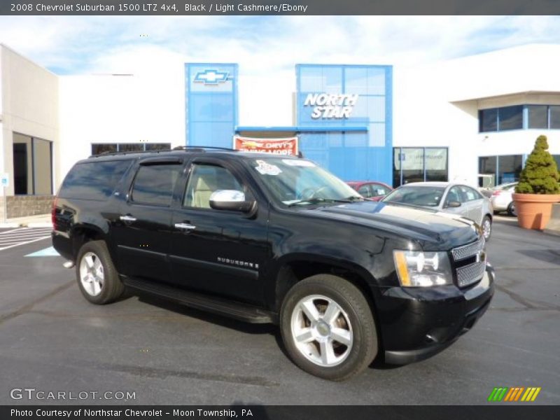 Black / Light Cashmere/Ebony 2008 Chevrolet Suburban 1500 LTZ 4x4