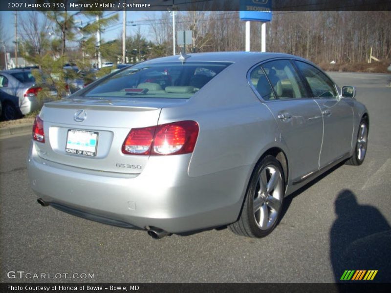 Mercury Metallic / Cashmere 2007 Lexus GS 350
