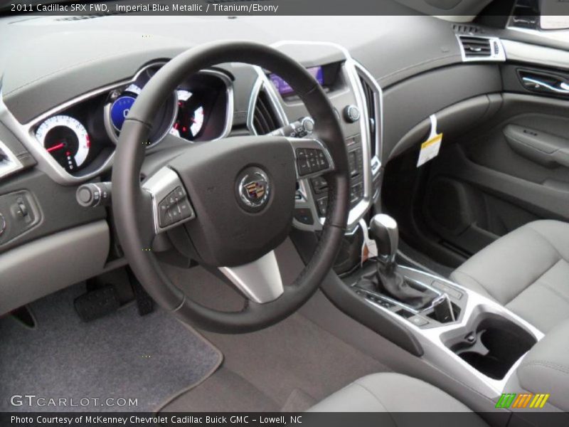 Imperial Blue Metallic / Titanium/Ebony 2011 Cadillac SRX FWD