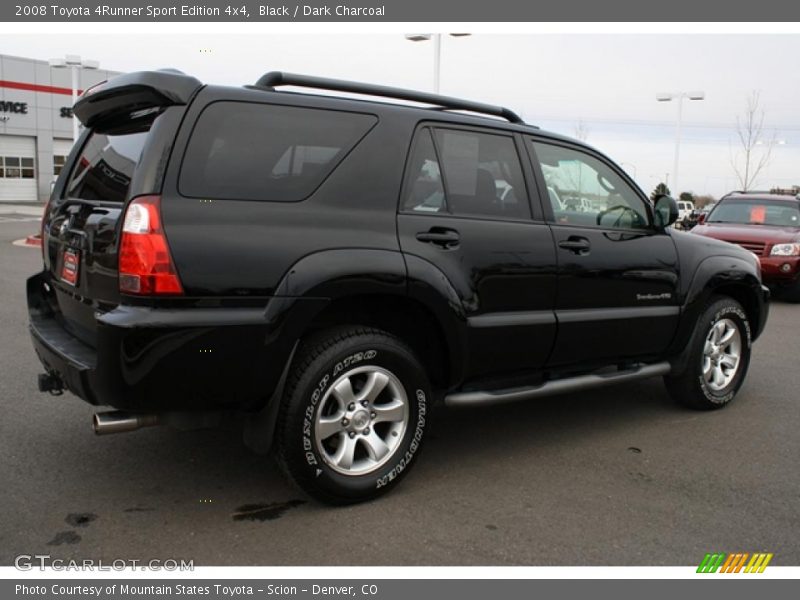 Black / Dark Charcoal 2008 Toyota 4Runner Sport Edition 4x4