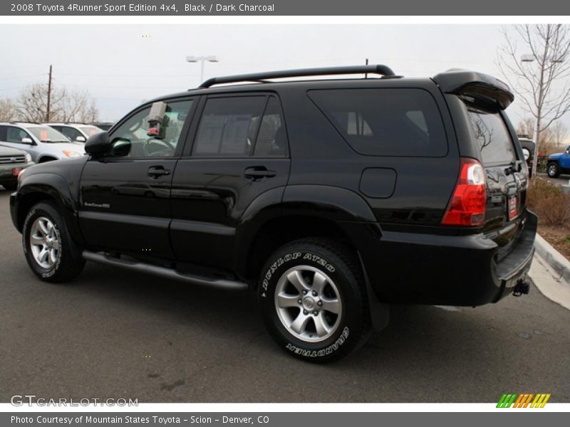 Black / Dark Charcoal 2008 Toyota 4Runner Sport Edition 4x4
