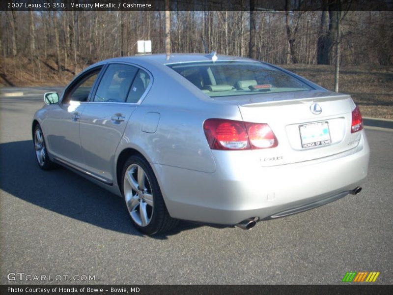 Mercury Metallic / Cashmere 2007 Lexus GS 350
