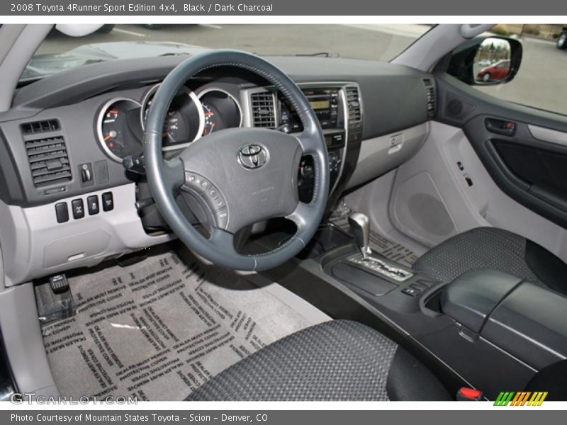 Black / Dark Charcoal 2008 Toyota 4Runner Sport Edition 4x4