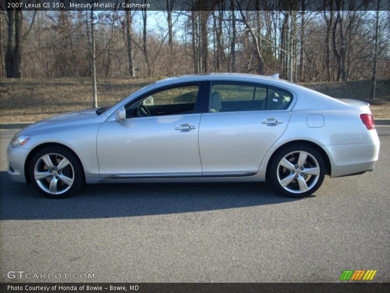 Mercury Metallic / Cashmere 2007 Lexus GS 350