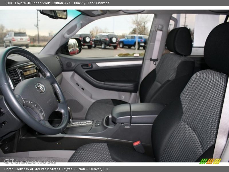Black / Dark Charcoal 2008 Toyota 4Runner Sport Edition 4x4