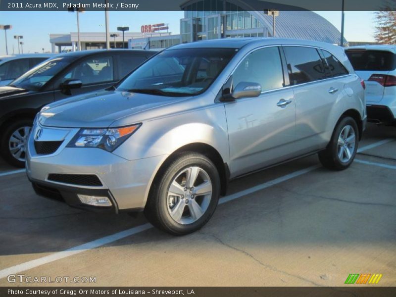 Palladium Metallic / Ebony 2011 Acura MDX