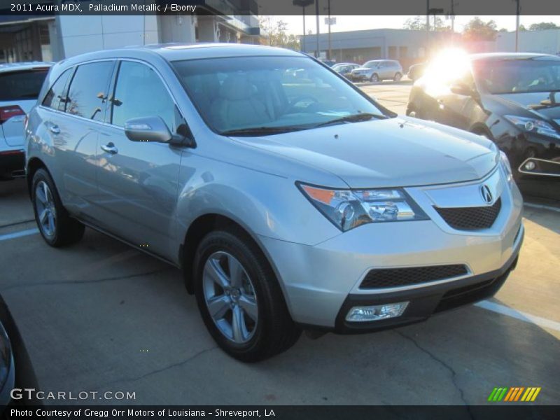 Palladium Metallic / Ebony 2011 Acura MDX