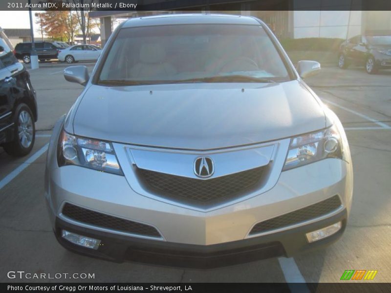 Palladium Metallic / Ebony 2011 Acura MDX