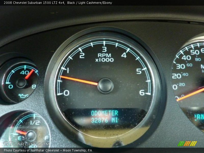 Black / Light Cashmere/Ebony 2008 Chevrolet Suburban 1500 LTZ 4x4