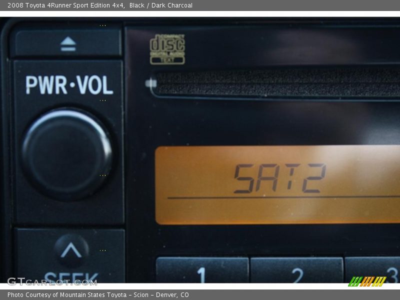 Black / Dark Charcoal 2008 Toyota 4Runner Sport Edition 4x4