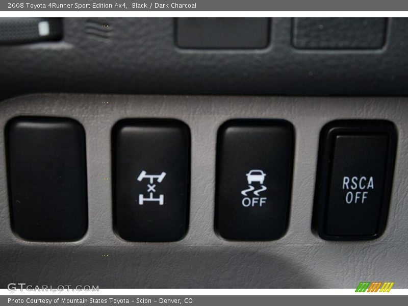 Black / Dark Charcoal 2008 Toyota 4Runner Sport Edition 4x4