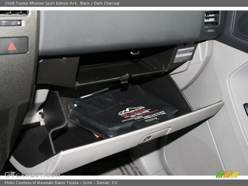Black / Dark Charcoal 2008 Toyota 4Runner Sport Edition 4x4