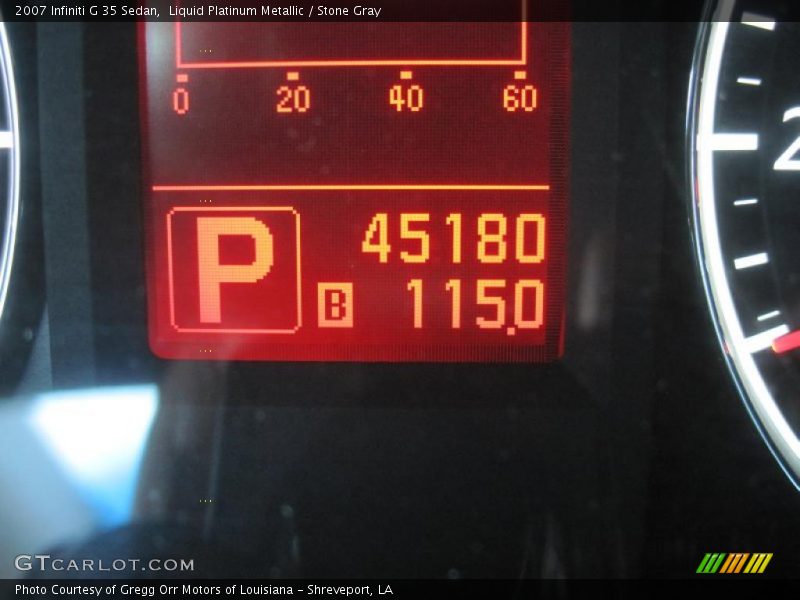 Liquid Platinum Metallic / Stone Gray 2007 Infiniti G 35 Sedan