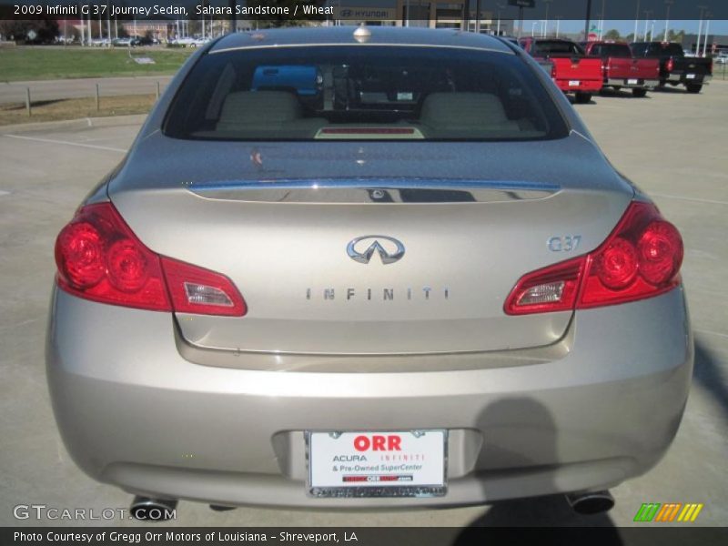 Sahara Sandstone / Wheat 2009 Infiniti G 37 Journey Sedan