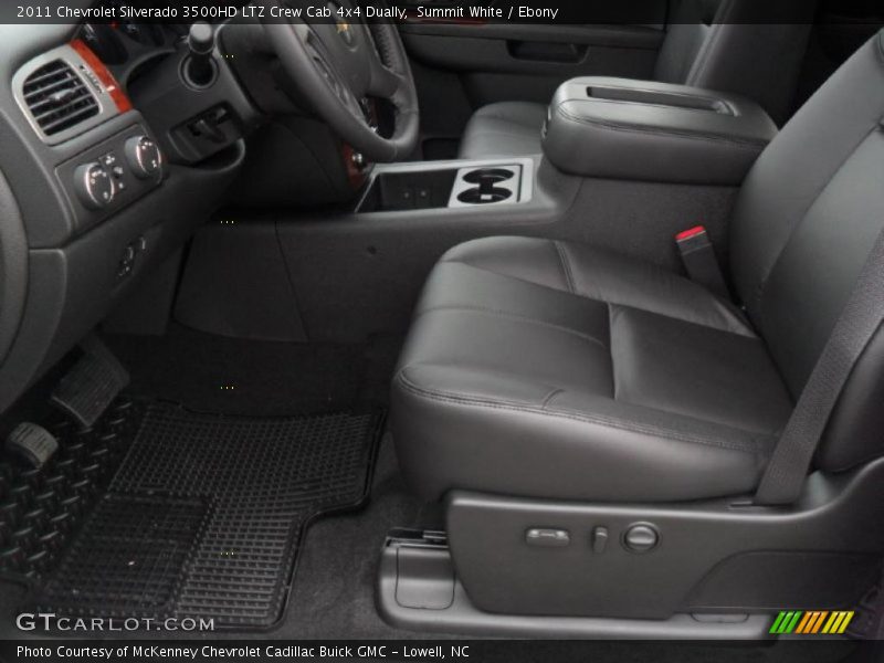  2011 Silverado 3500HD LTZ Crew Cab 4x4 Dually Ebony Interior
