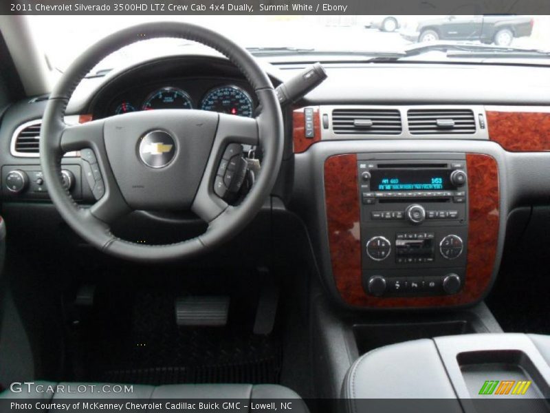 Dashboard of 2011 Silverado 3500HD LTZ Crew Cab 4x4 Dually