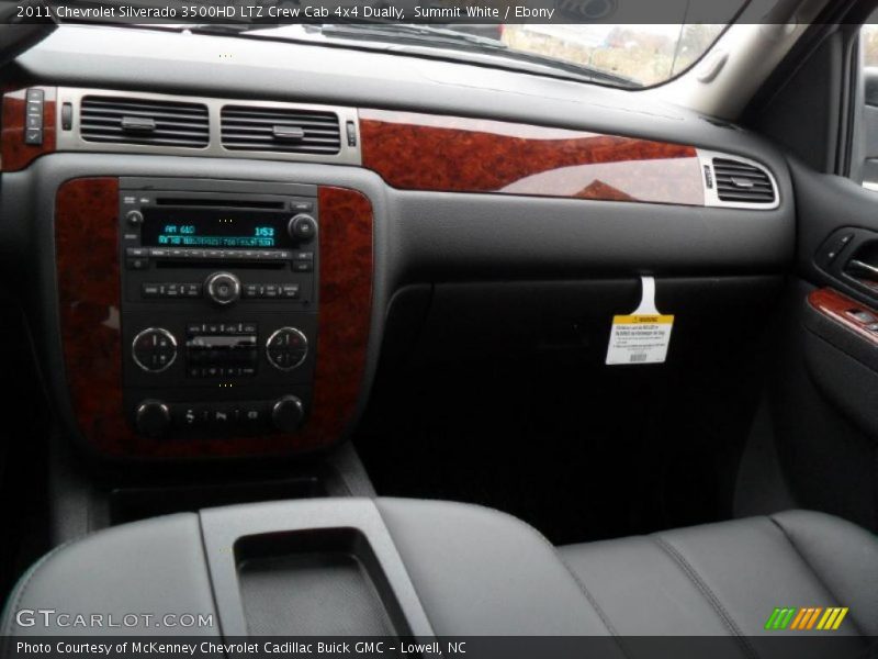 Summit White / Ebony 2011 Chevrolet Silverado 3500HD LTZ Crew Cab 4x4 Dually