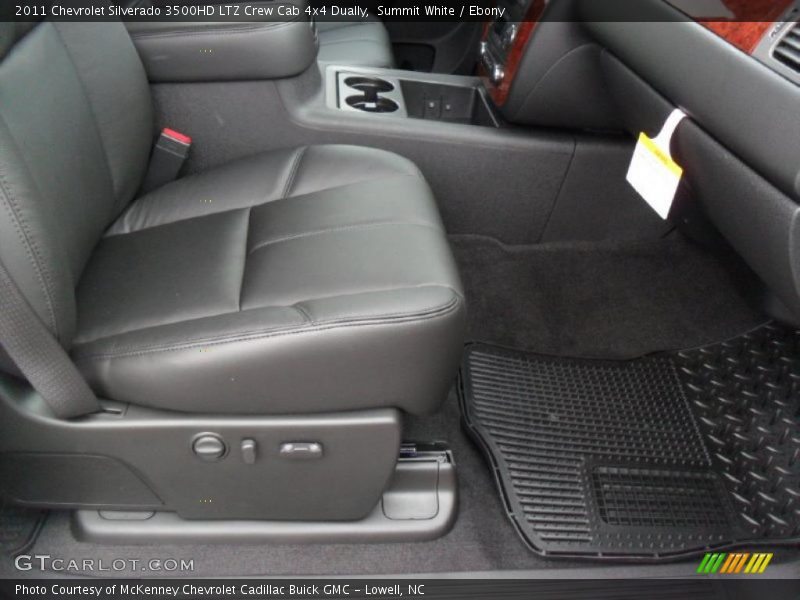  2011 Silverado 3500HD LTZ Crew Cab 4x4 Dually Ebony Interior
