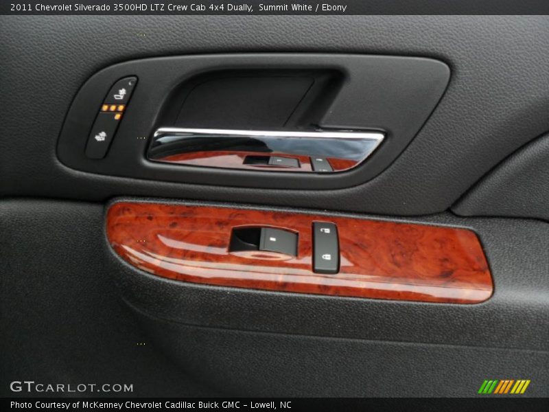 Summit White / Ebony 2011 Chevrolet Silverado 3500HD LTZ Crew Cab 4x4 Dually