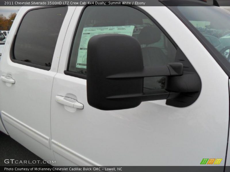 Summit White / Ebony 2011 Chevrolet Silverado 3500HD LTZ Crew Cab 4x4 Dually