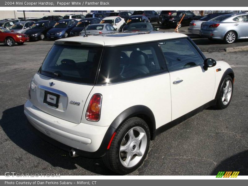 Pepper White / Panther Black 2004 Mini Cooper Hardtop