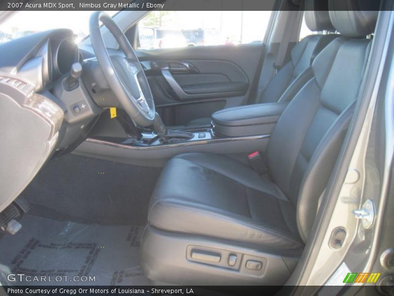 Nimbus Gray Metallic / Ebony 2007 Acura MDX Sport