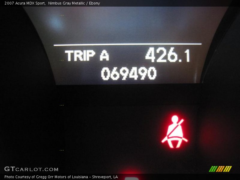 Nimbus Gray Metallic / Ebony 2007 Acura MDX Sport