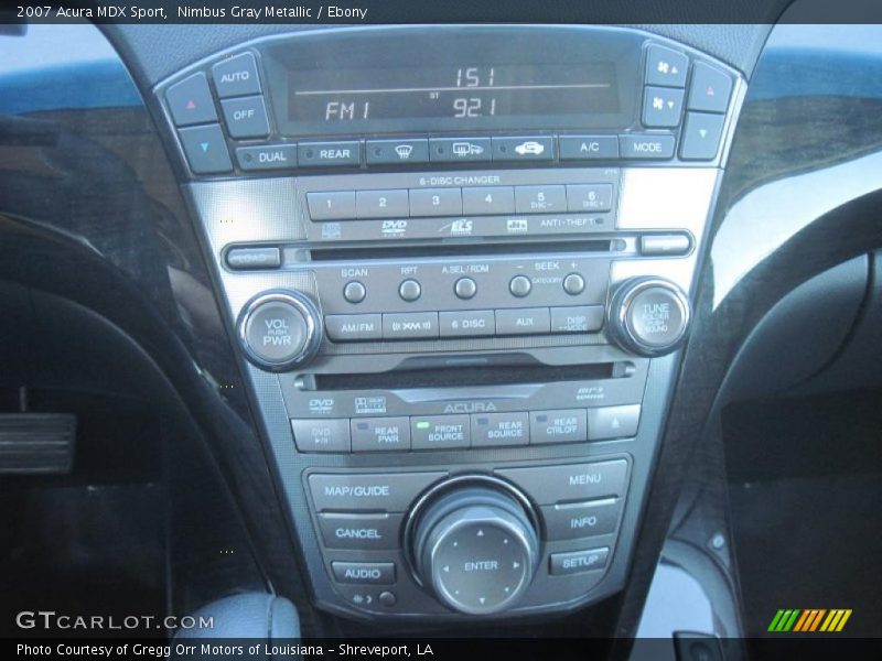 Nimbus Gray Metallic / Ebony 2007 Acura MDX Sport