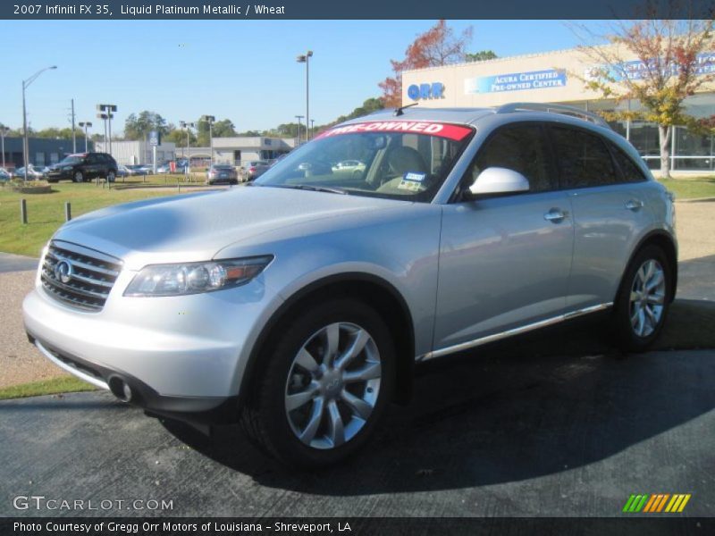Liquid Platinum Metallic / Wheat 2007 Infiniti FX 35