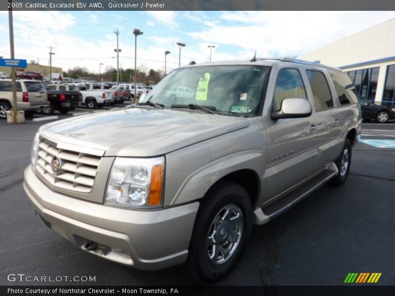 Quicksilver / Pewter 2005 Cadillac Escalade ESV AWD