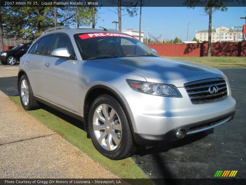 Liquid Platinum Metallic / Wheat 2007 Infiniti FX 35