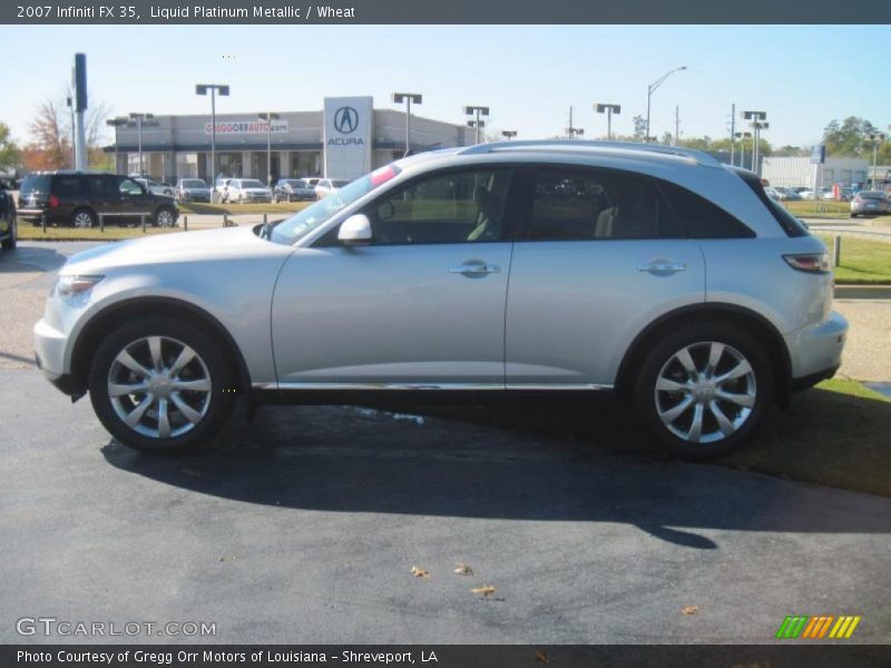Liquid Platinum Metallic / Wheat 2007 Infiniti FX 35