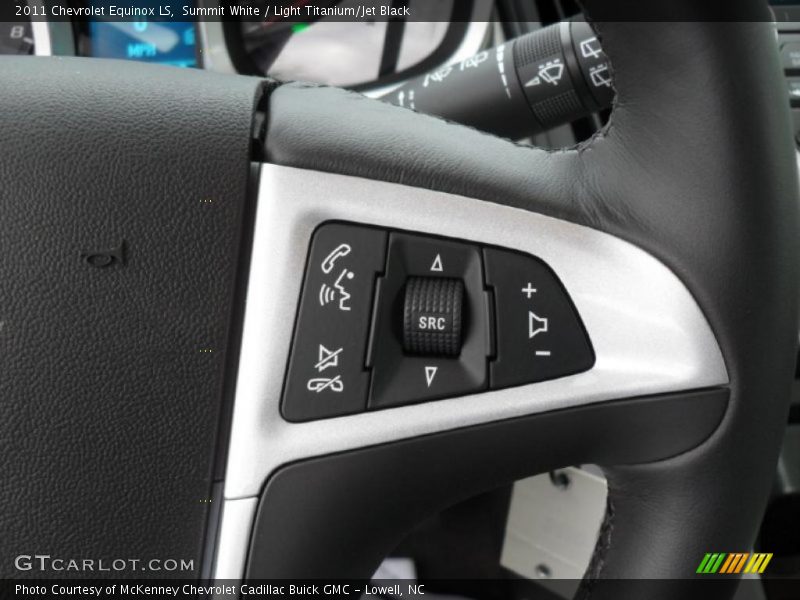 Summit White / Light Titanium/Jet Black 2011 Chevrolet Equinox LS