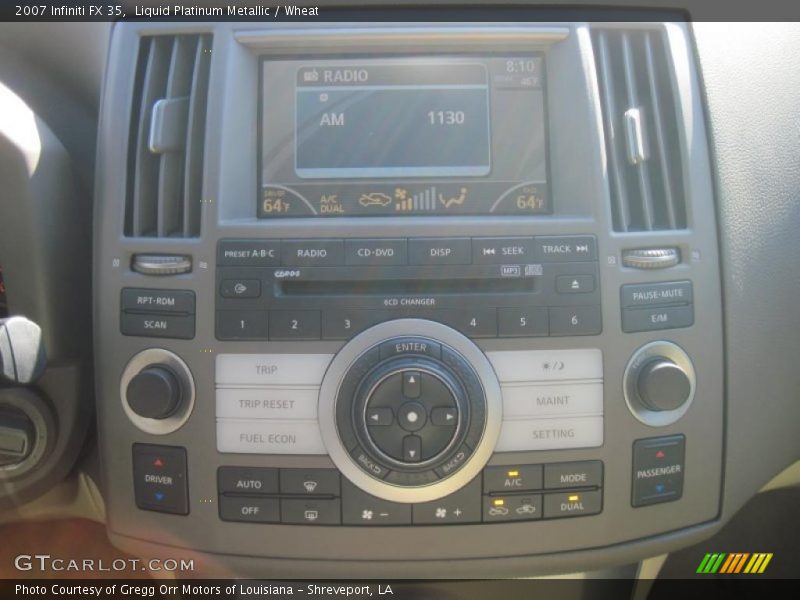 Liquid Platinum Metallic / Wheat 2007 Infiniti FX 35