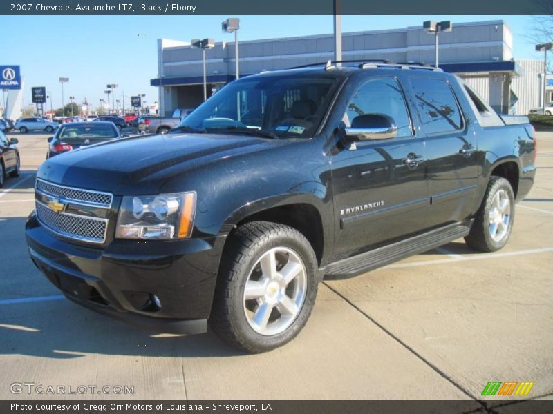 Black / Ebony 2007 Chevrolet Avalanche LTZ