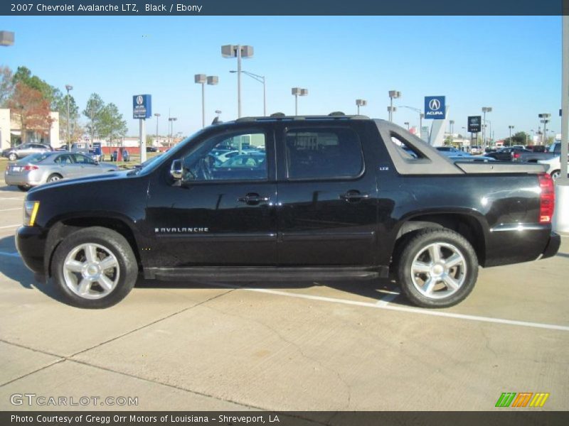 Black / Ebony 2007 Chevrolet Avalanche LTZ