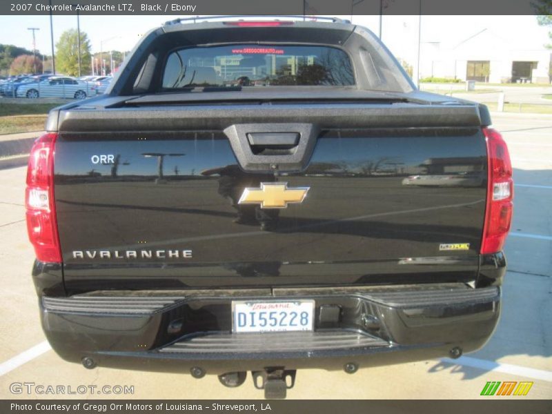 Black / Ebony 2007 Chevrolet Avalanche LTZ