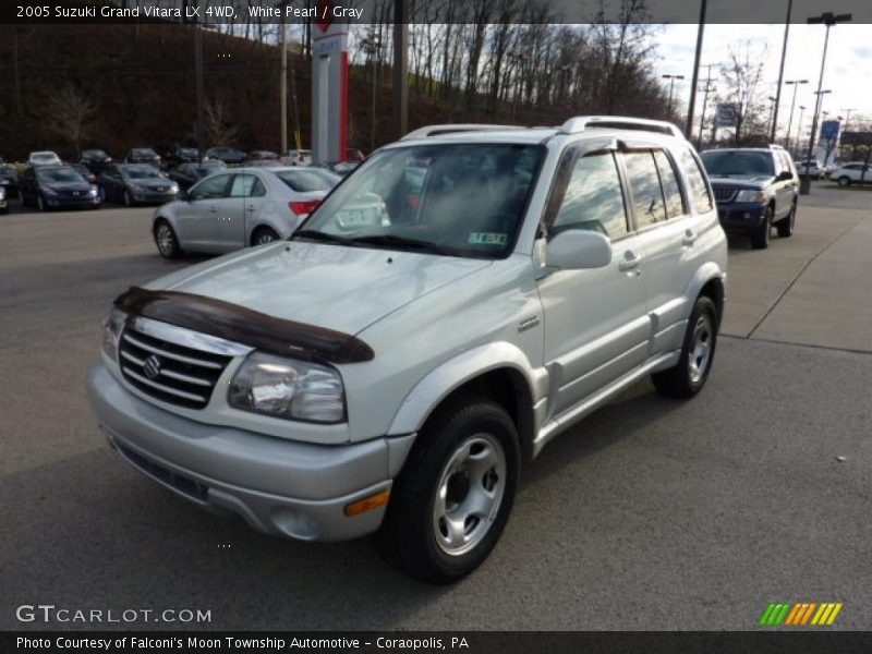 White Pearl / Gray 2005 Suzuki Grand Vitara LX 4WD