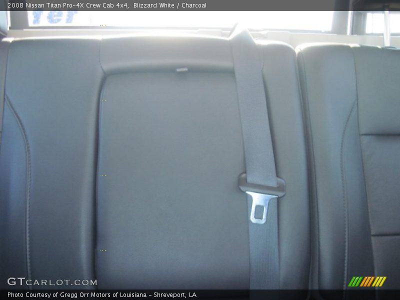 Blizzard White / Charcoal 2008 Nissan Titan Pro-4X Crew Cab 4x4