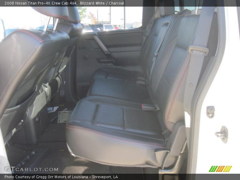  2008 Titan Pro-4X Crew Cab 4x4 Charcoal Interior