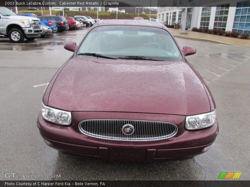 Cabernet Red Metallic / Graphite 2003 Buick LeSabre Custom
