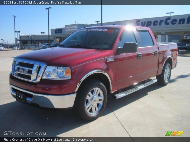 Redfire Metallic / Tan 2008 Ford F150 XLT SuperCrew
