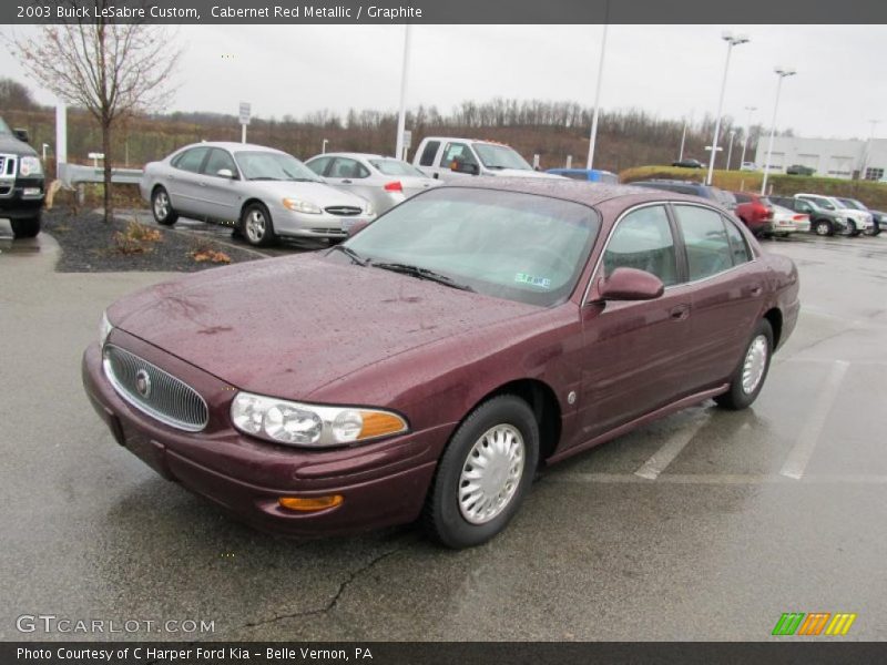 Cabernet Red Metallic / Graphite 2003 Buick LeSabre Custom