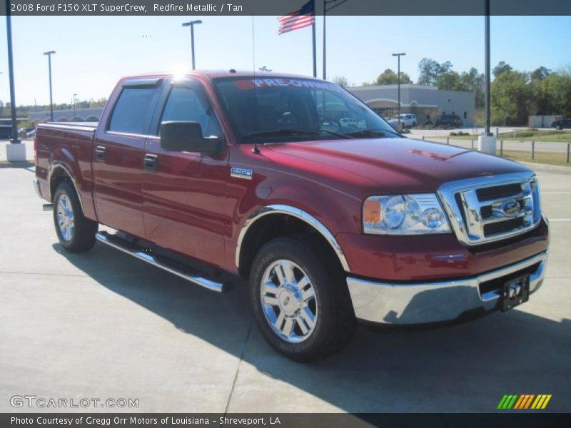 Redfire Metallic / Tan 2008 Ford F150 XLT SuperCrew
